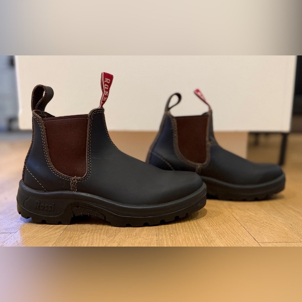 Rossi Dark Brown Leather Boots - 303 Endura | EU 37 | US M 5 | 22.8 cm |
